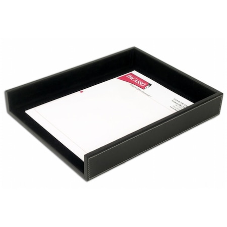 Dacasso Rustic Leather Front-Load Letter Tray A1201